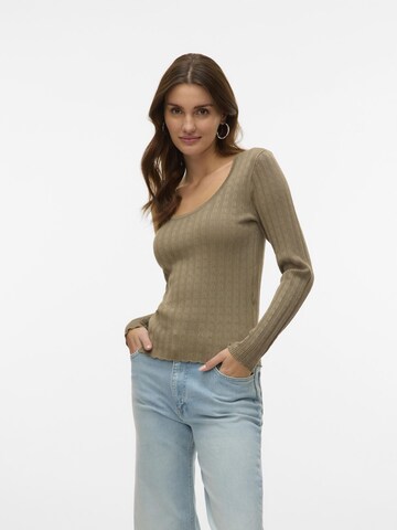 VERO MODA Pullover 'VMWillow' i grå: forside