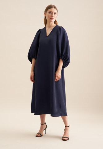 SEIDENSTICKER Kleid 'Schwarze Rose' in Blau