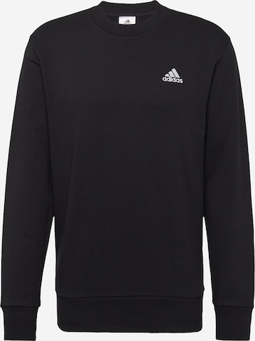 Sweat de sport 'Essentials French Terry Embroidered Small Logo' ADIDAS SPORTSWEAR en noir : devant