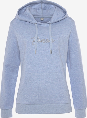 BENCH Sweatshirt in Blau: predná strana