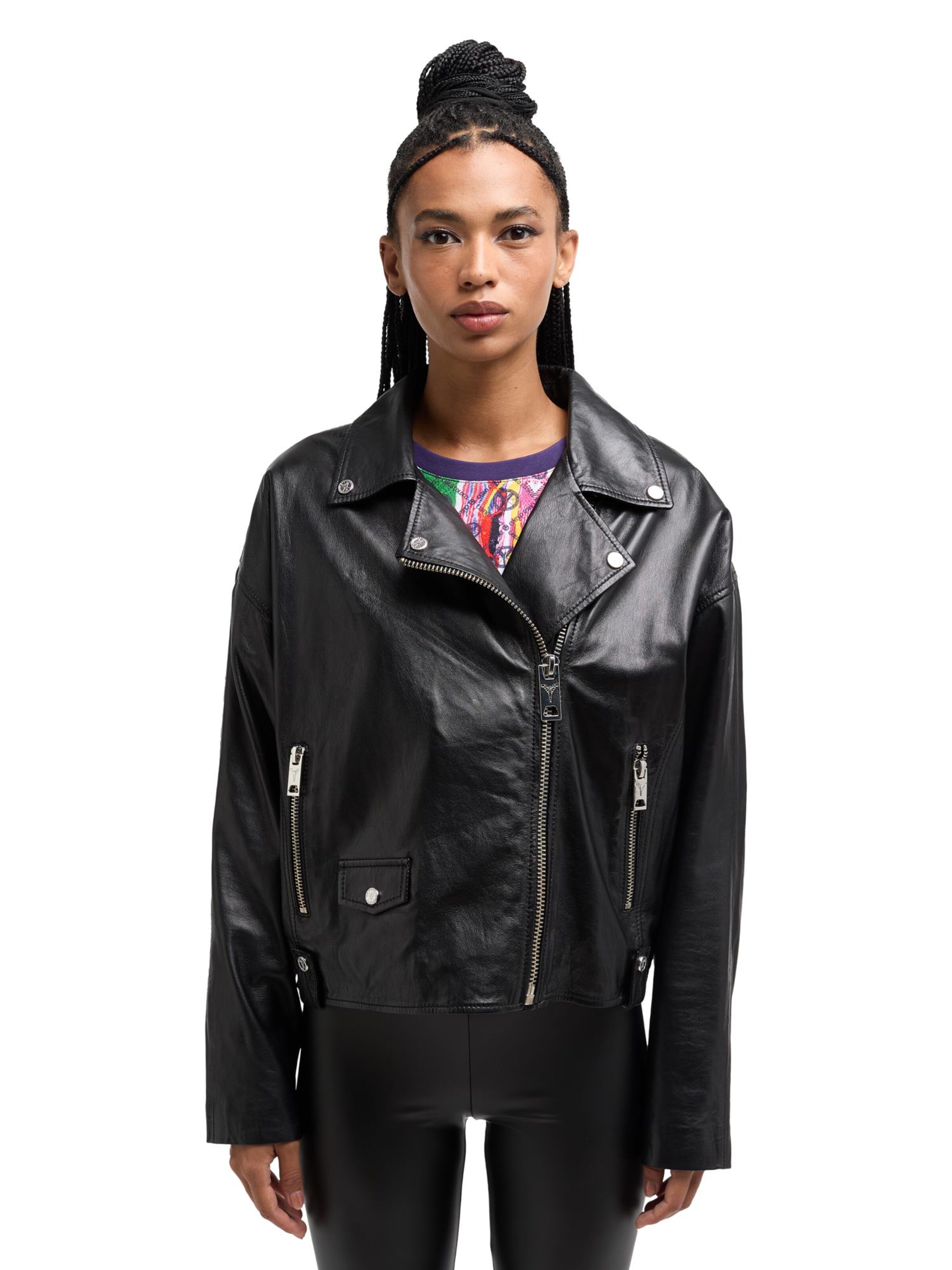 Carlo Colucci Between-season jacket 'DeLucia' in Black: front
