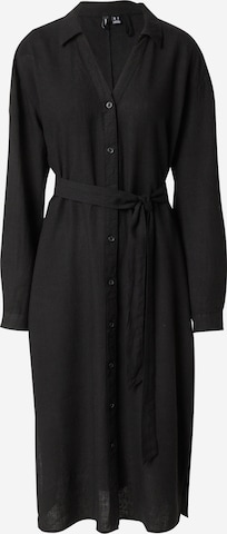 Robe-chemise 'LINN' VERO MODA en noir : devant