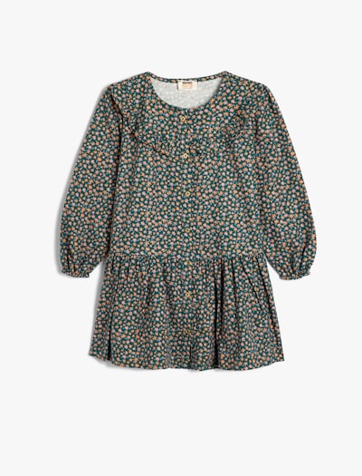 Koton Dress in Light blue / Dark green / Orange, Item view