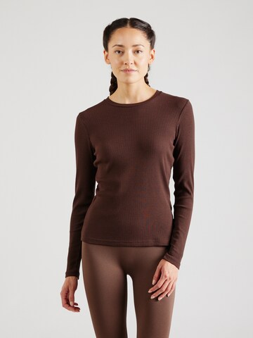 Athlecia Performance shirt 'Lankae' in Brown: front