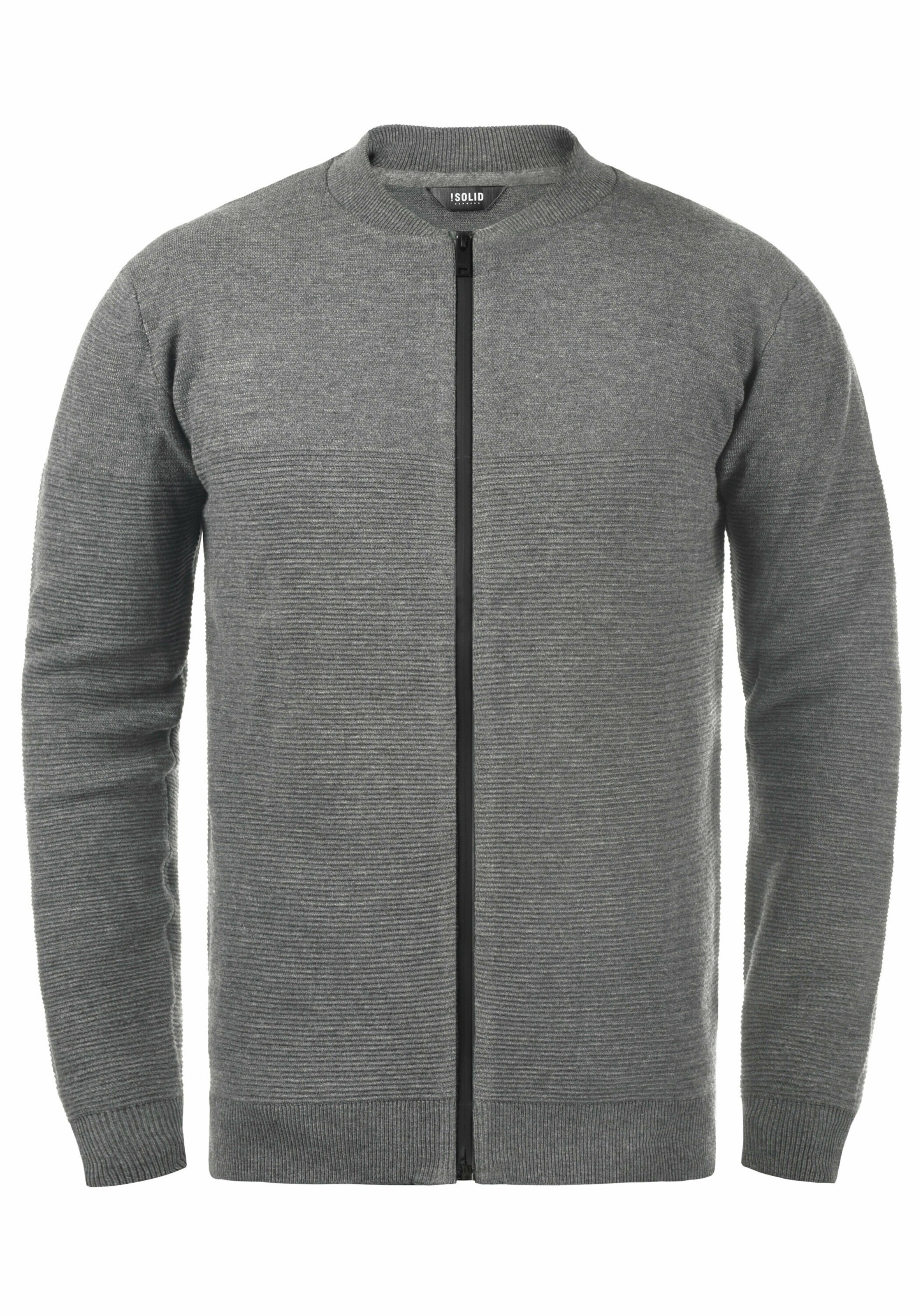 !Solid - Casaco de malha 'Cezar' em cinzento: frente