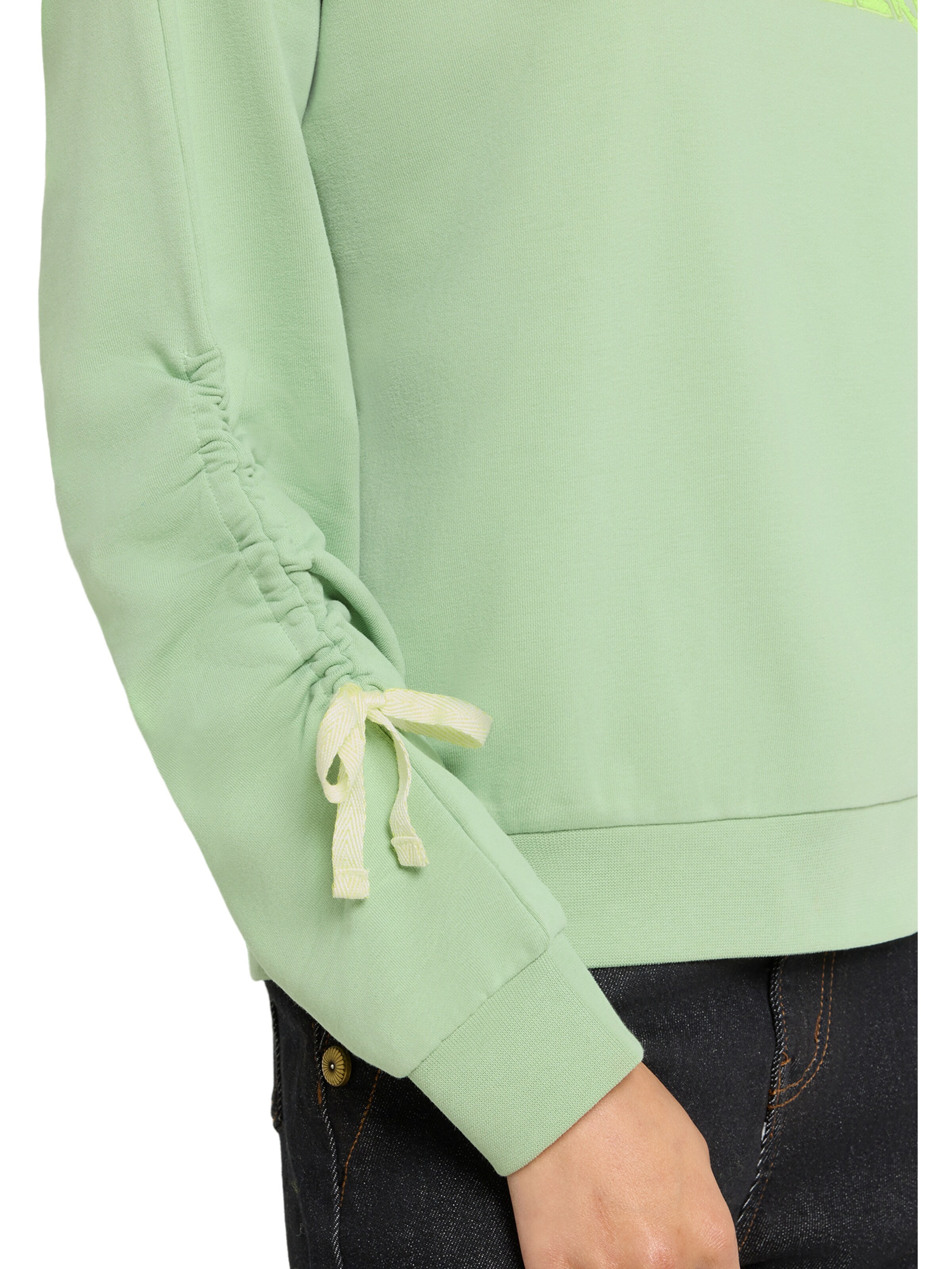 Cartoon Sweatshirt in Green