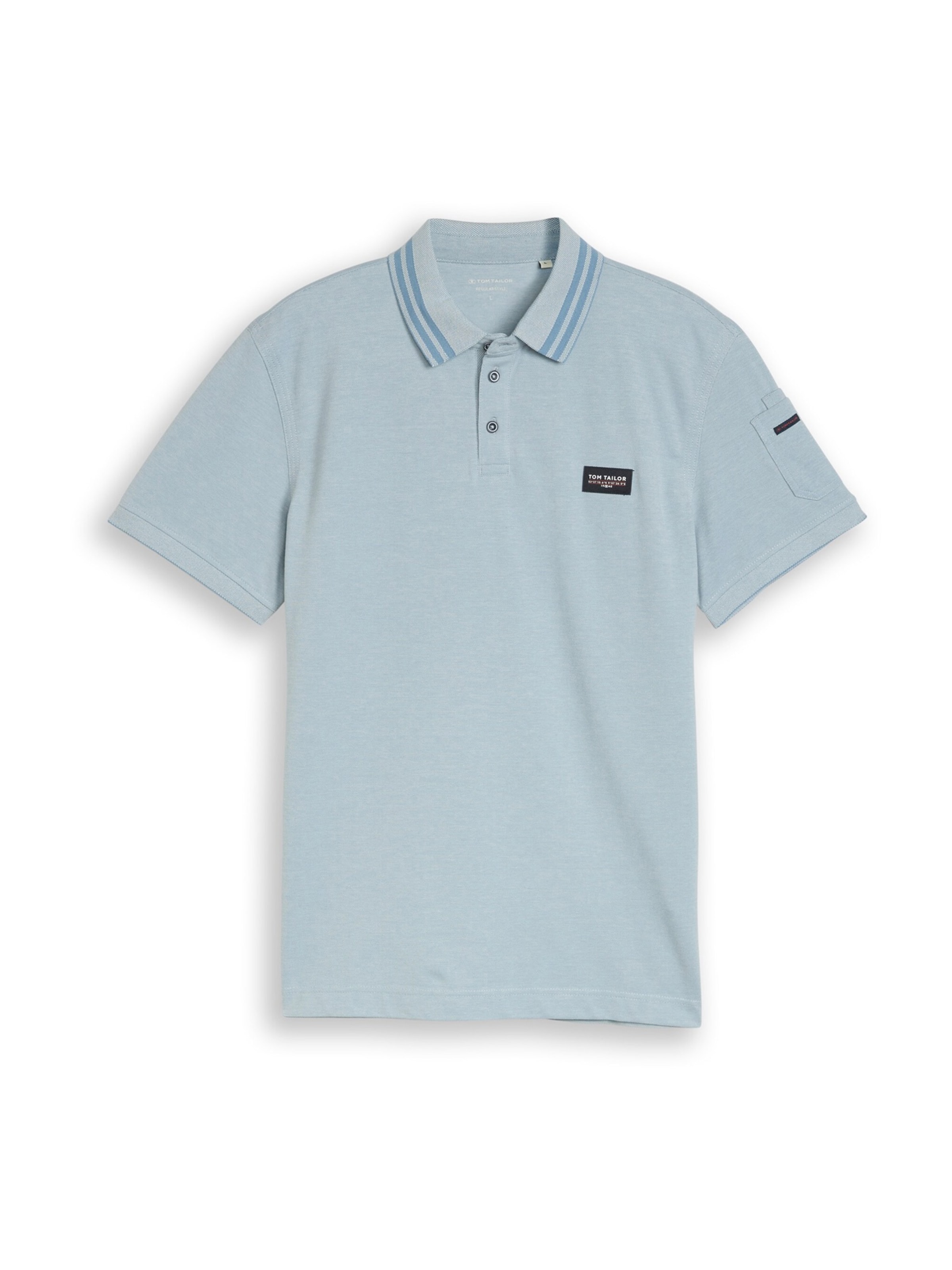 zils TOM TAILOR T-Krekls: no priekšpuses