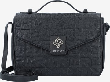 REPLAY Crossbody Bag in Black: front