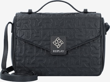 Borsa a tracolla di REPLAY in nero: frontale