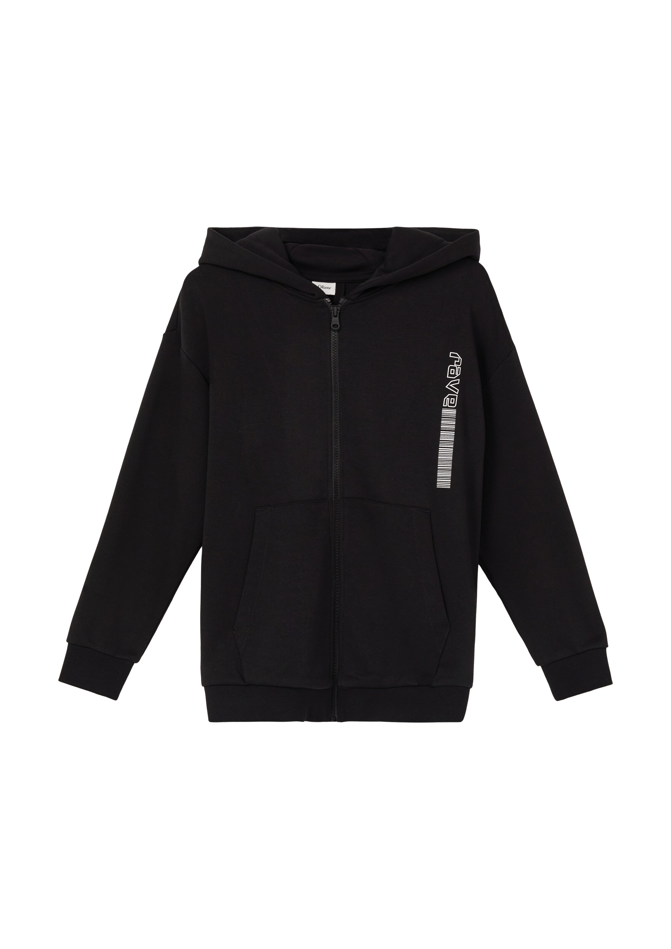 s.Oliver Sweatshirt in Schwarz: Vorderseite