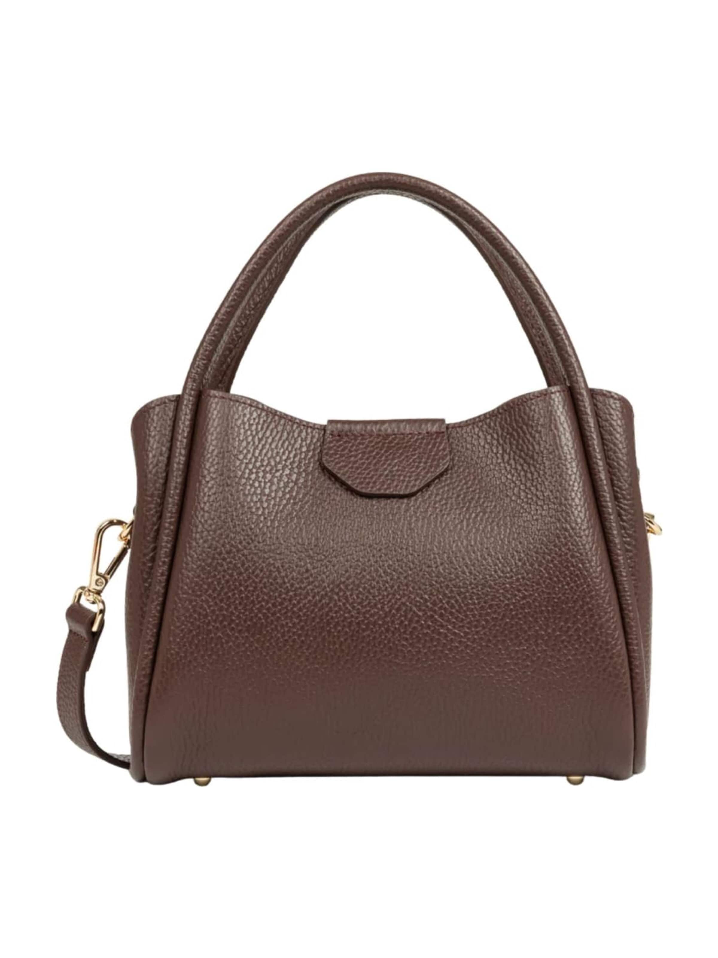 LANCASTER Paris - Malas de tiracolo 'Lancaster Sac à main Aimantée S Ida Double Marron - In - Or Pâle' em castanho