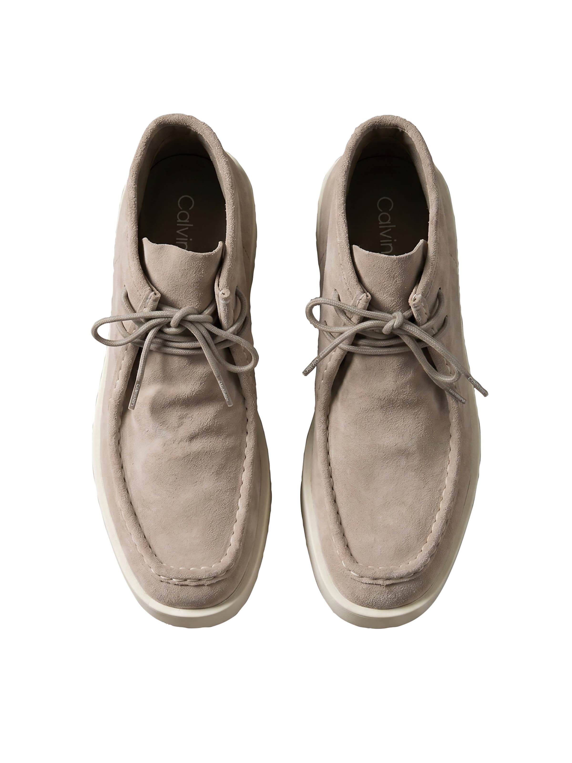 Calvin Klein Regular Schnürstiefelette in Beige