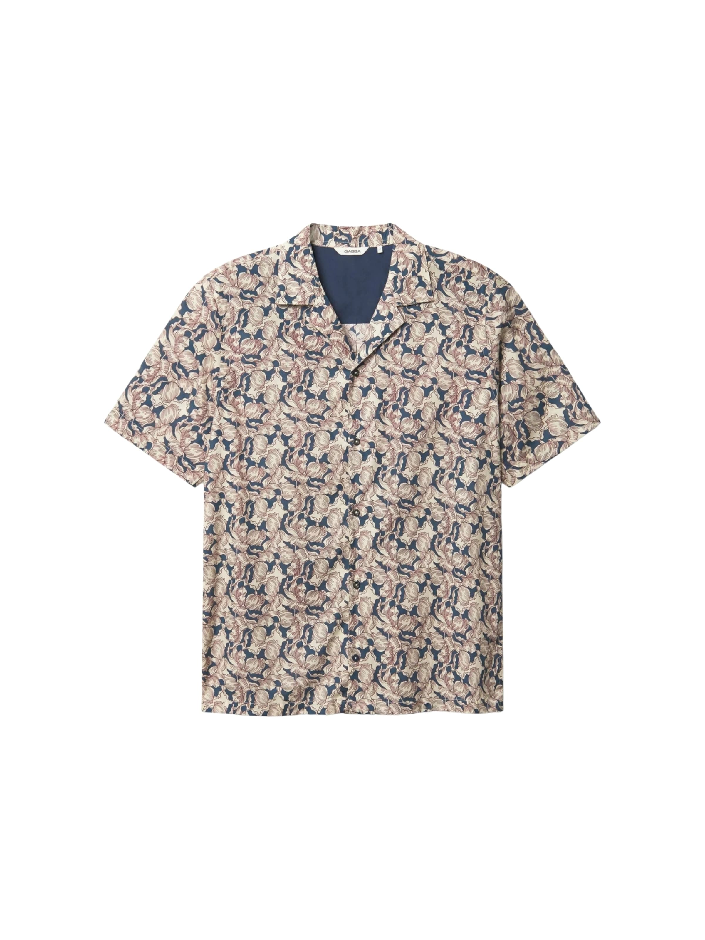 Fit confort Chemise 'Sven' GABBA en bleu : devant