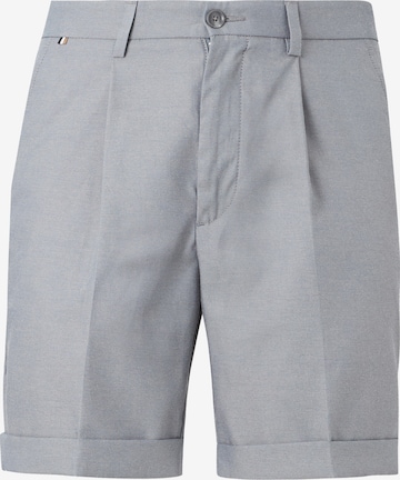 BOSSregular Hlače s naborima - siva boja: prednji dio