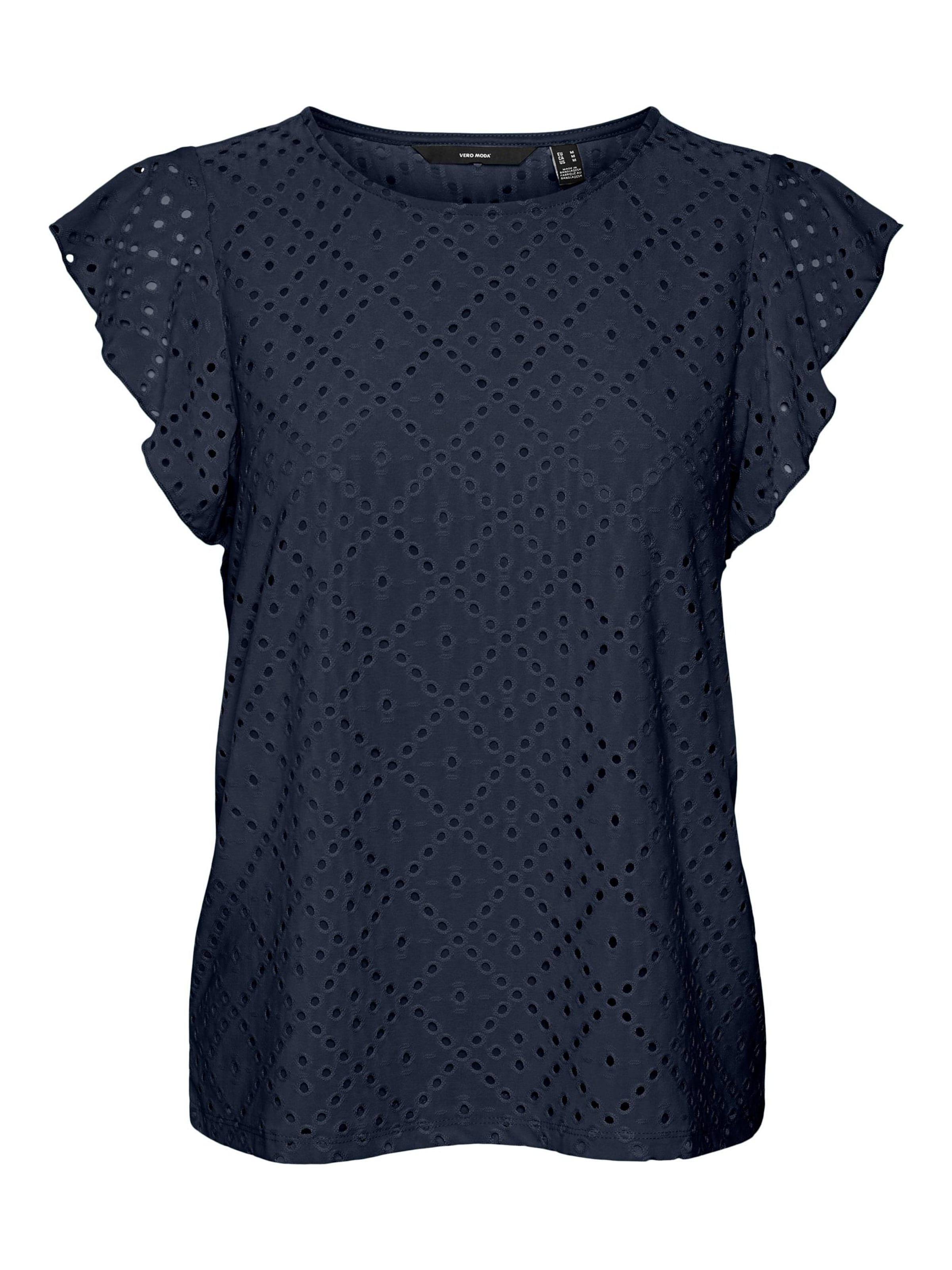 VERO MODA Bluse 'Tassa' in Blau: Vorderseite