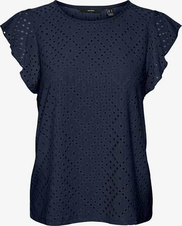 VERO MODA Blouse 'TASSA' in Blue: front