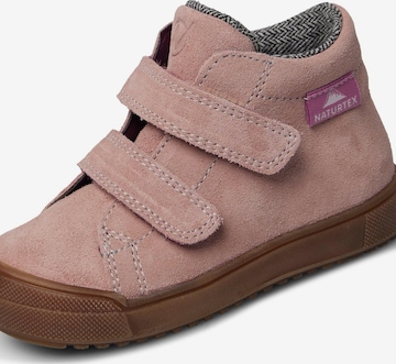 Bottes 'NEW MULAZ VL WP' NATURINO en rose : devant
