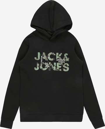 Jack & Jones Junior Sweatshirt 'TECH' in Schwarz: predná strana