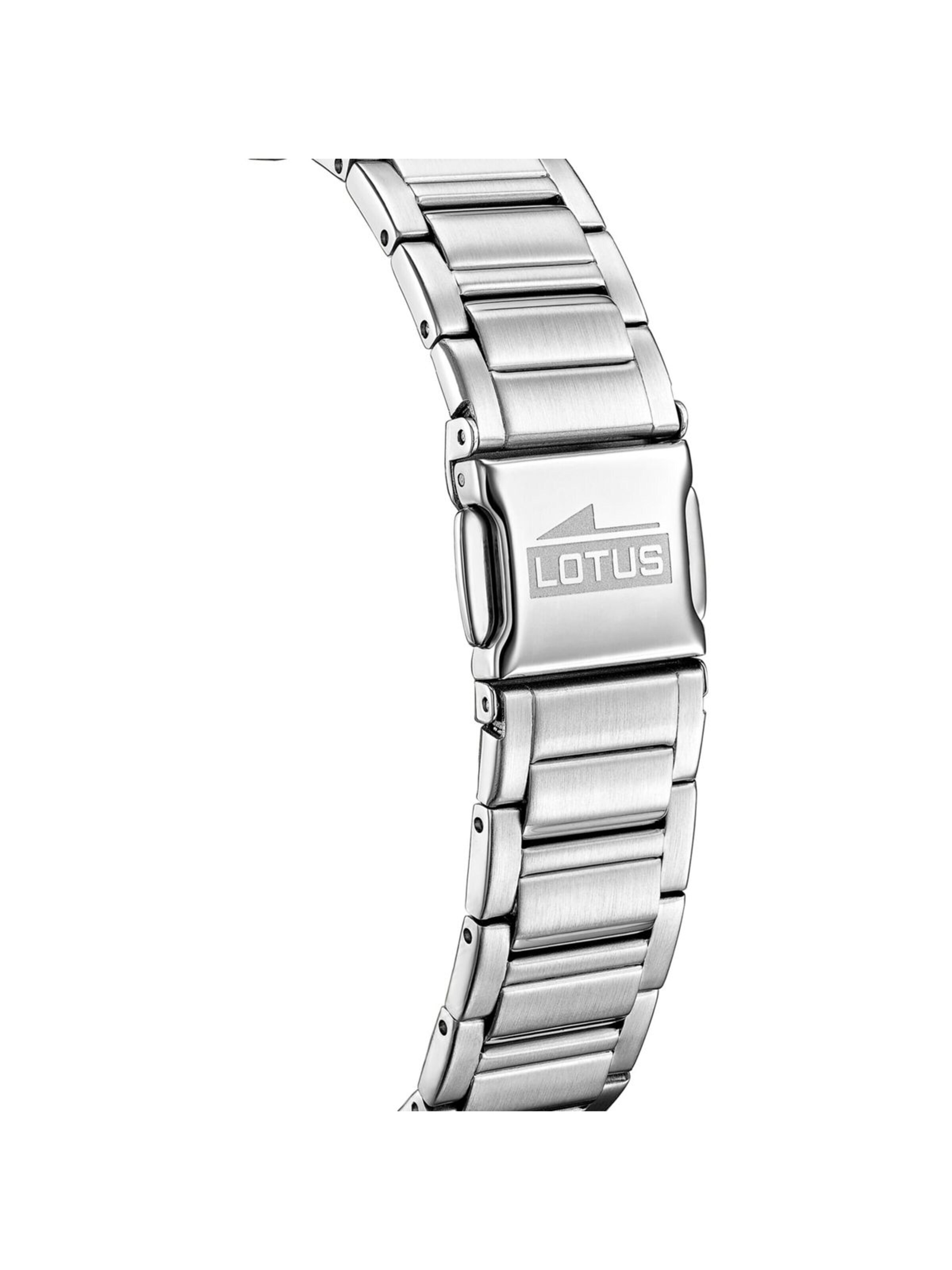 Montre à affichage analogique 'Lotus - Watch Square Series - Quartz watch movement - Watch case width: 35 mm' Lotus en bleu