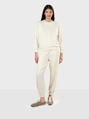 Gisela Tapered Bukser i hvid: forside