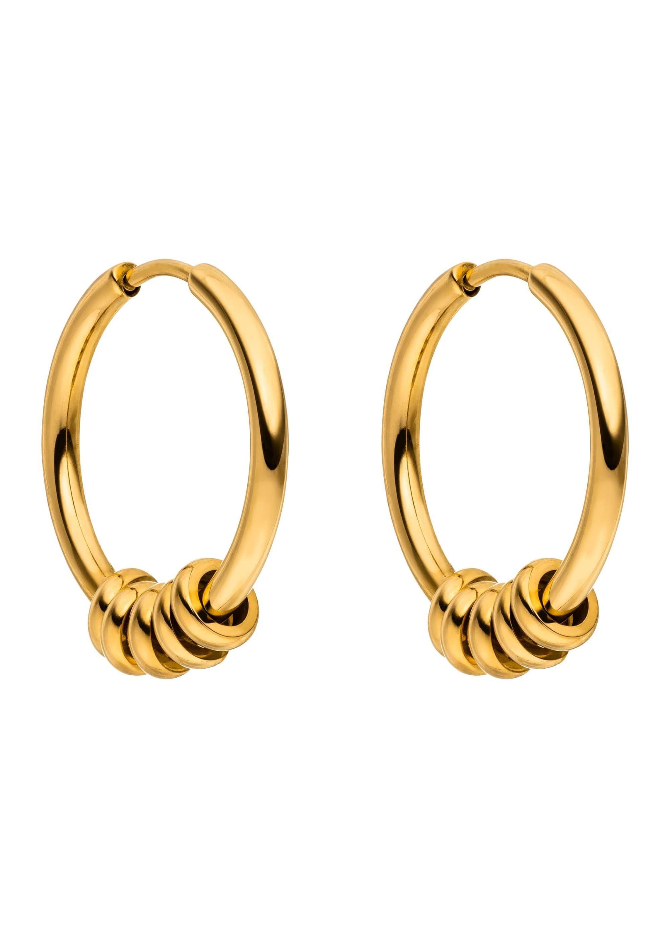 Boucles d'oreilles 'Anxiety' PURELEI en or : devant