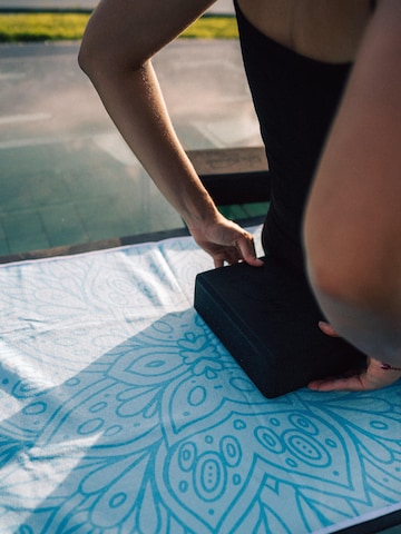 woodsandwaves Mat 'Mystic Mandala' in Blue