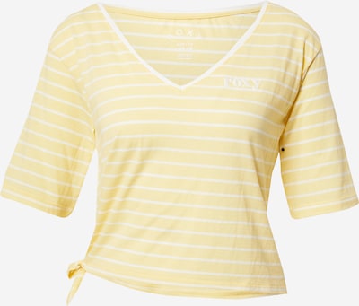 ROXY Тениска 'BIKINI MOMENTS' в светложълто / бяло, Преглед на продукта