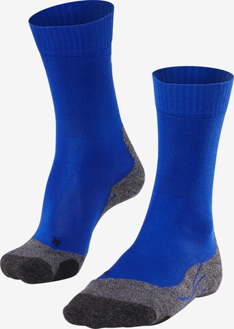 FALKE Athletic Socks 'TK2 Explore Cool' in Blue: front