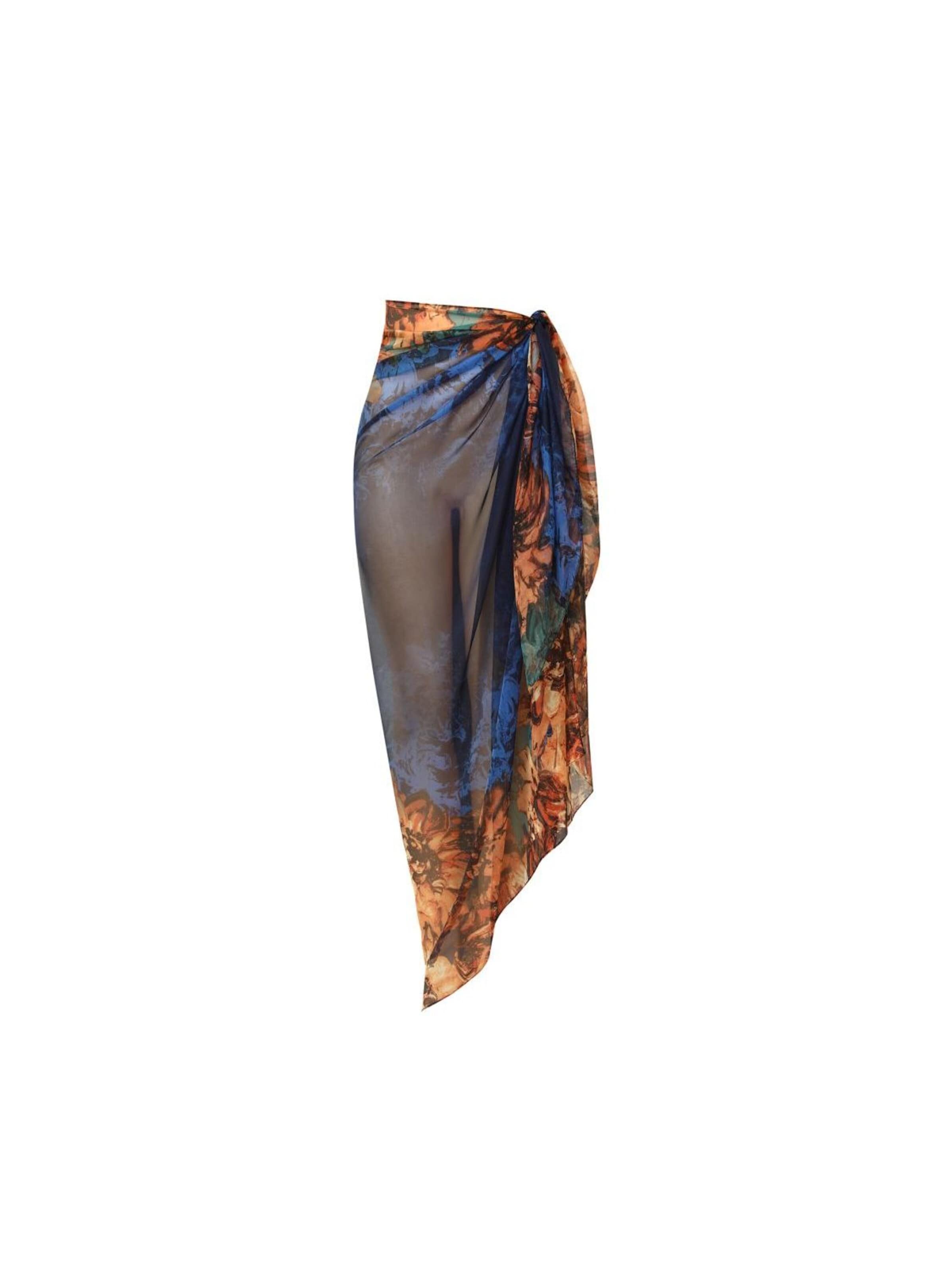 alberto cabale Beach dress 'FLORA' in Blue: front