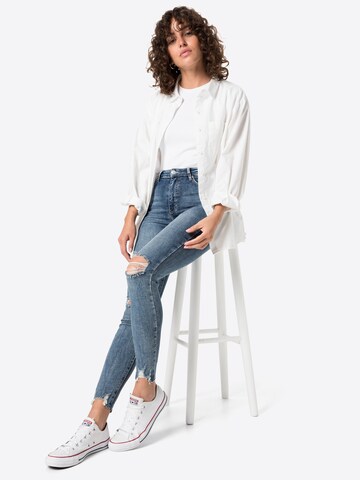 Skinny Jeans de la Tally Weijl pe albastru