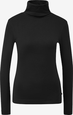 QS Shirt in Zwart: voorkant