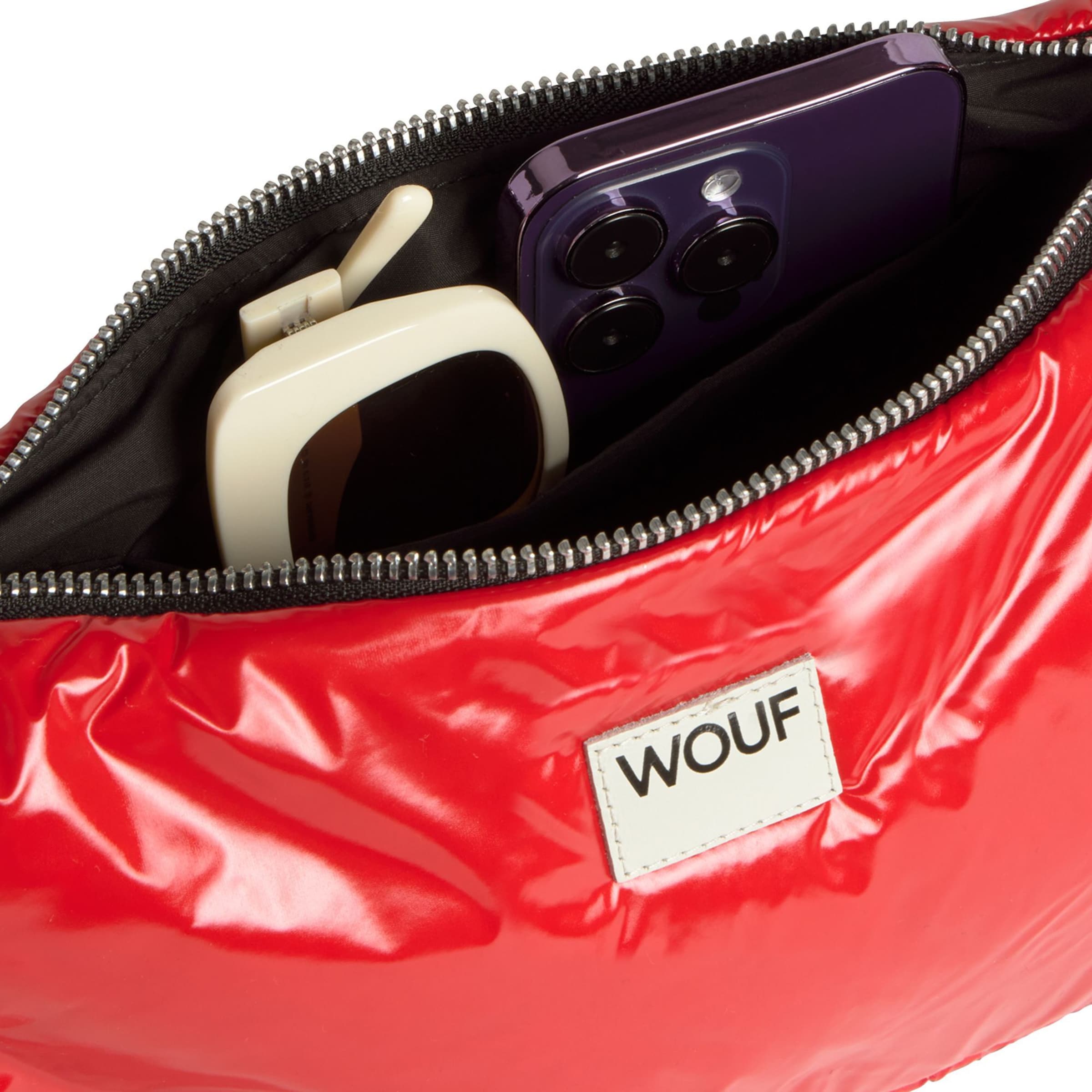 Sac bandoulière 'Glossy' Wouf en rouge