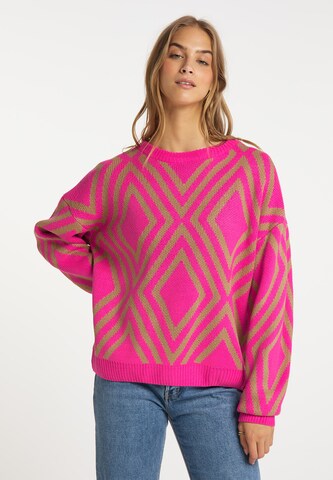 IZIA Пуловер в розово: отпред