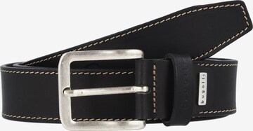 Ceinture bugatti en noir : devant