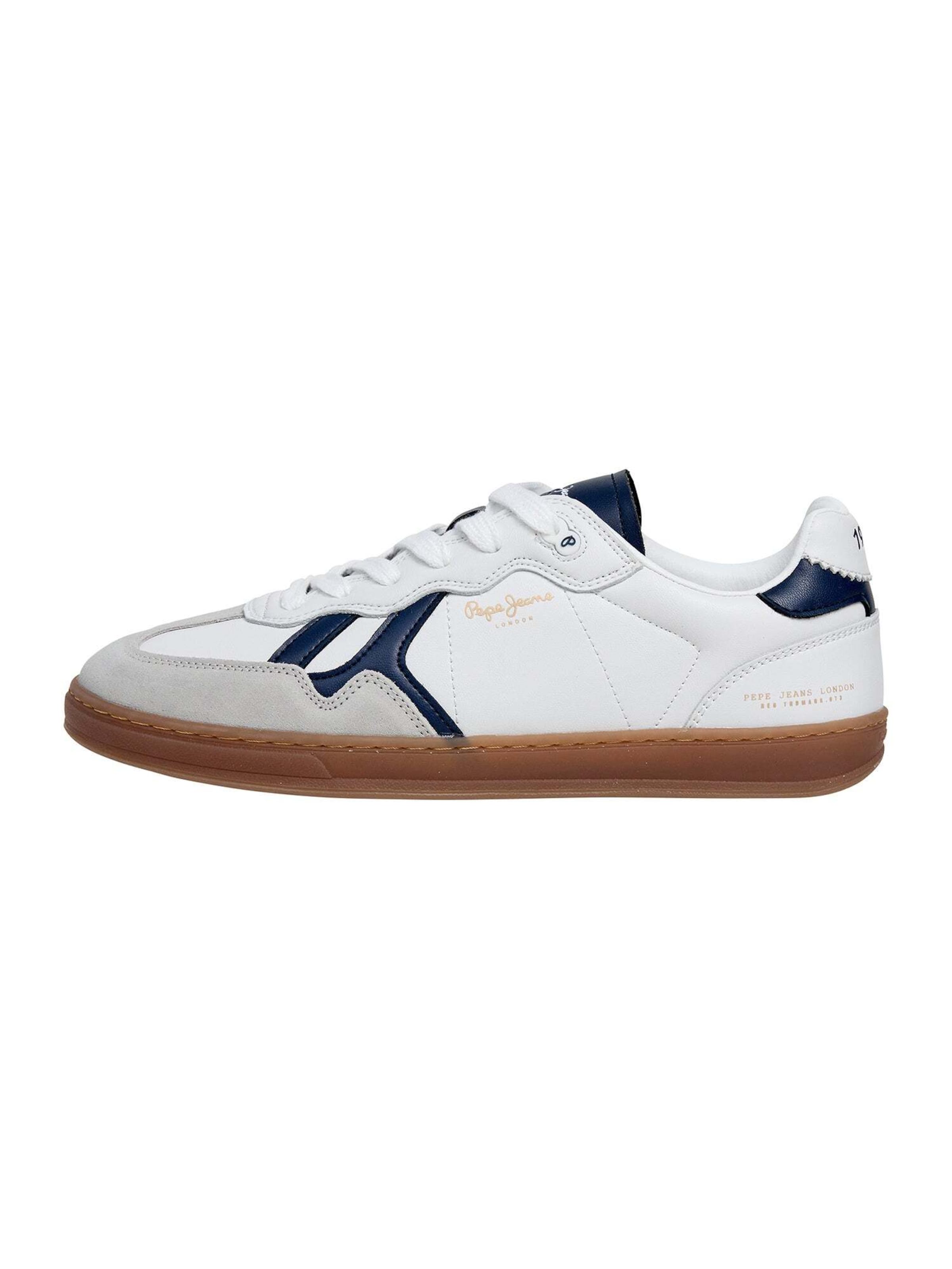Baskets basses 'BALL ESSENCE' Pepe Jeans en blanc : devant