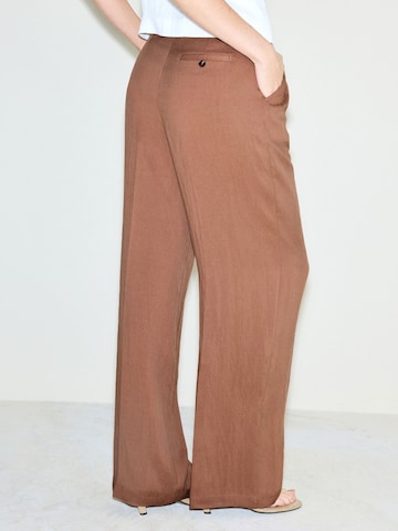 Next Wide leg Trousers in Brown