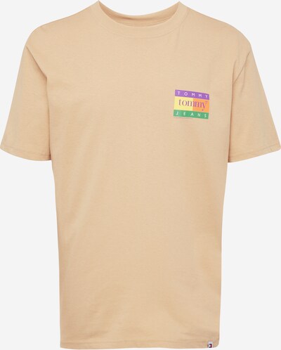 Tommy Jeans Тениска в бежово / жълто / лилав / оранжево, Преглед на продукта