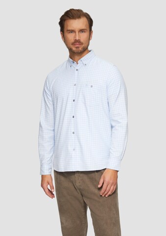 s.Oliver Regular fit Overhemd in Blauw: voorkant