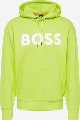 BOSS Orange Sweatshirt in Green: front