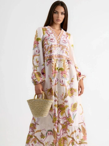 MSN Collection Sukienka w kolorze mieszane kolory: przód