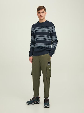 JACK & JONES Дънки Tapered Leg Карго панталон 'Bill Cullen' в зелено