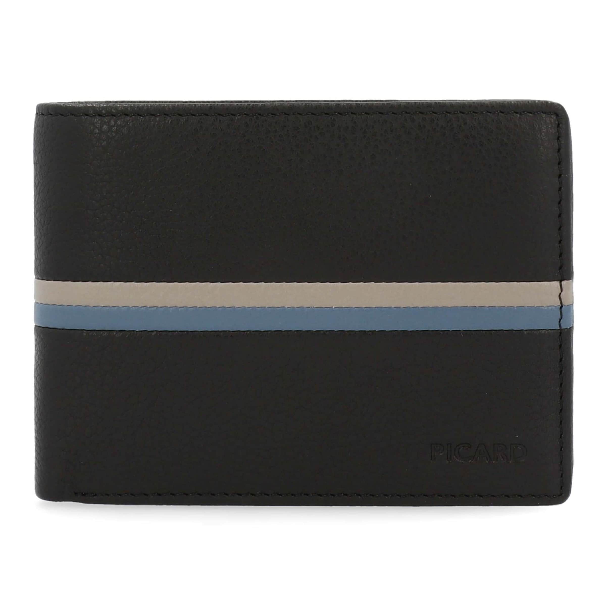 Portamonete 'Horizon 1' di Picard in nero: frontale