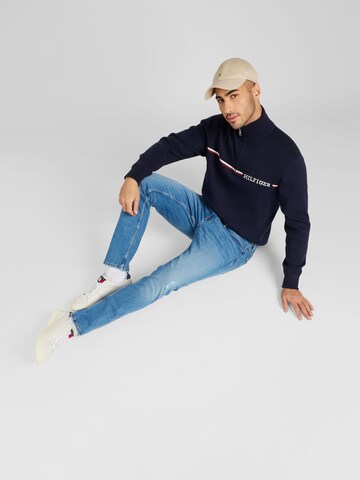 Tommy Jeans Slimfit Džíny 'AUSTIN SLIM TAPERED' – modrá