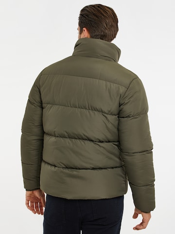 Threadbare Winter jacket 'Sapporo' in Green