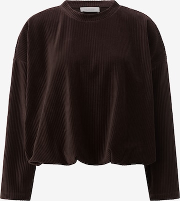 Felpa di Rich & Royal in marrone: frontale