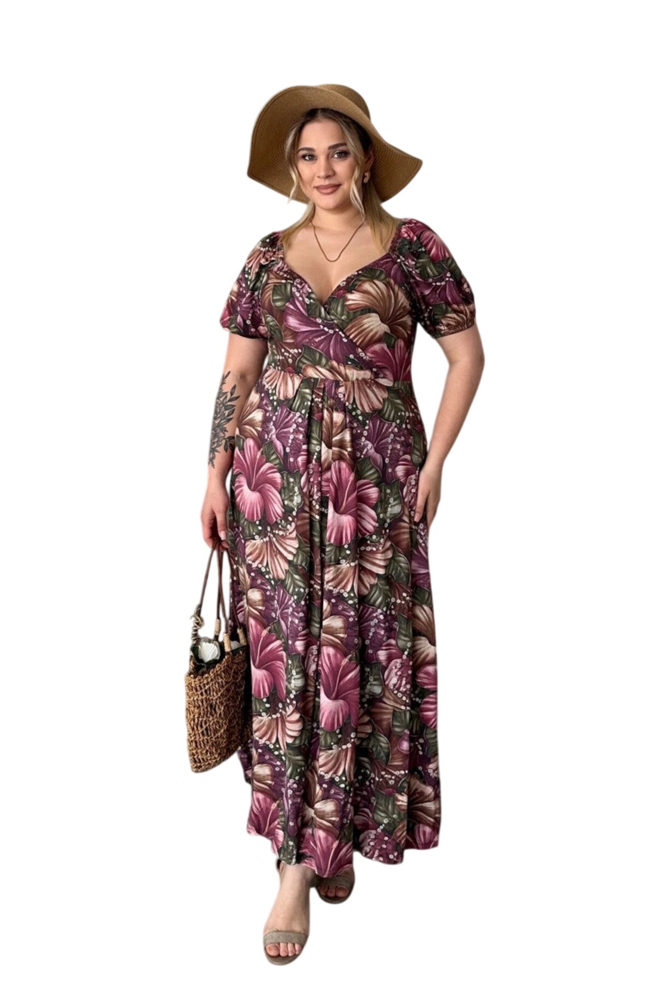 Stil Diva Jurk in Rood: voorkant