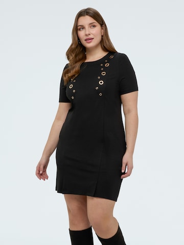Robe Fiorella Rubino en noir : devant
