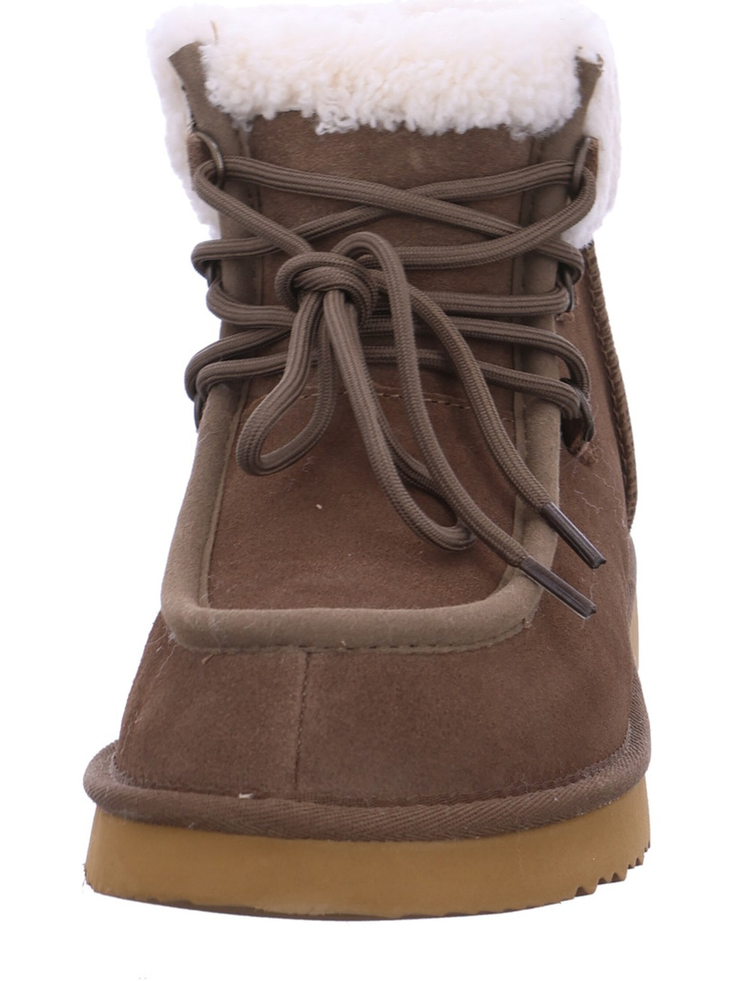 OOG Lace-Up Boots in Brown