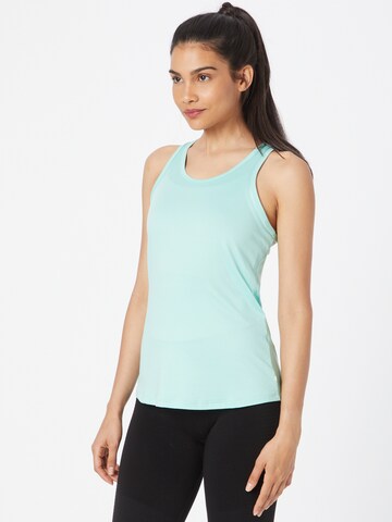 Marika Sports Top in Blue: front