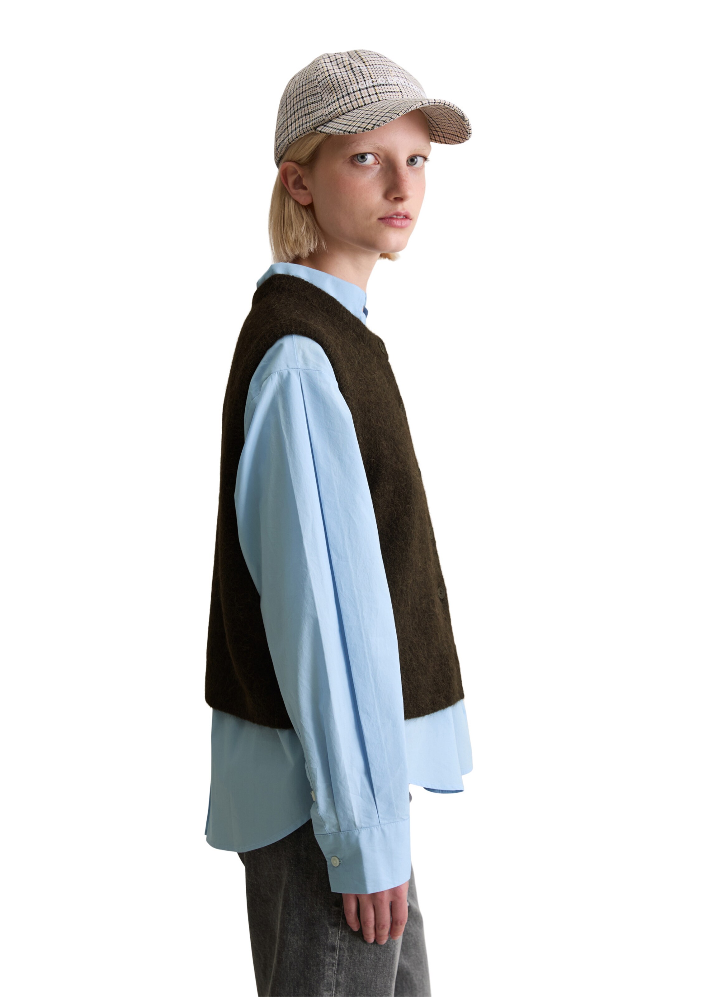 Marc O'Polo DENIM Knitted vest in Brown